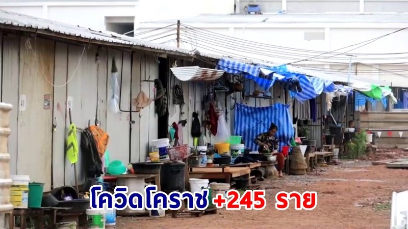 "โคราช" พบผู้ติดเชื้อโควิด-19 เพิ่มอีก 245 ราย ผู้ว่าฯ สั่งเร่งสกัดการระบาด 2 คลัสเตอร์ใหญ่ แคมป์ก่อสร้าง - ตลาดสดปากช่อง