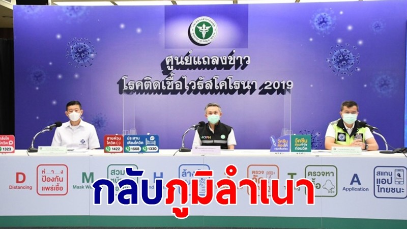 สธ.จัดระบบรับ-ส่งผู้ป่วยโควิด กลับภูมิลำเนาอย่างปลอดภัย