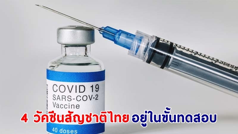 "รัฐบาล" หนุน! งบฯ วิจัย-พัฒนา "4 วัคซีนสัญชาติไทย" กว่า 4.8 พันล้านบาท อยู่ในขั้นทดสอบ !
