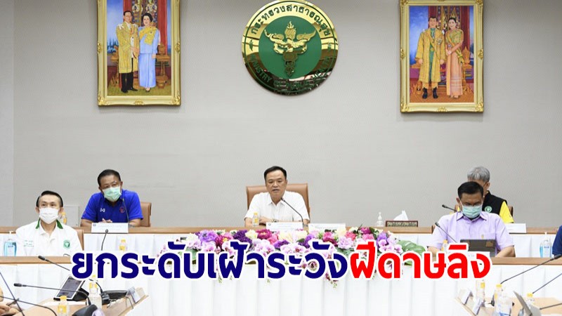 สธ.ถกยกระดับเฝ้าระวังฝีดาษลิง หลัง WHO ประกาศเป็นภาวะฉุกเฉินด้านสาธารณสุข