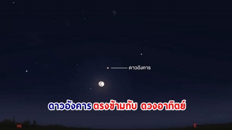 คืนนี้ ดาวอังคาร ตรงข้ามกับ ดวงอาทิตย์ - 14 ธ.ค ฝนดาวตกเจมินิดส์