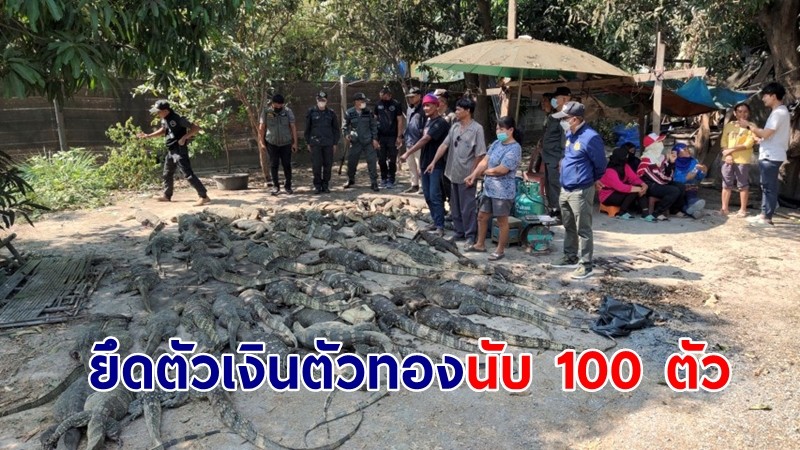 บุกจับพ่อค้าตัวเงินตัวทอง ยึดของกลางนับ 100 ตัว