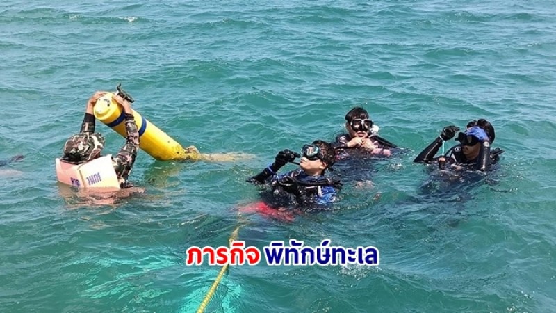 "ภารกิจพิทักษ์ทะเล"   เจ้าหน้าที่อช.หาดวนกร ปฏิบัติการติดตั้งและซ่อมแซมทุ่นจอดเรือ ลดการทิ้งสมอเรือในแนวปะการัง