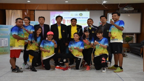 ร่วมแถลงข่าว กิจกรรมเดิน-วิ่งการกุศล  115th Visuttharangsi Mini-Half Marathon Kanchanaburi Championship