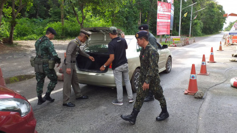 ตำรวจ-ทหาร บูรณาการกวาดล้างจับกุม ชาวต่างด้าวลักลอบเข้าเมือง ผ่าน จ.กาญจนบุรี
