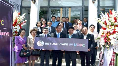 รองเลขาฯ อาชีวศึกษา เปิด BEYOND CAFE @ UDVC ภายใต้ความร่วมมือทางวิชาการและโครงการศูนย์บ่มเพาะฯ วิทยาลัยอาชีวศึกษาอุดรธานี