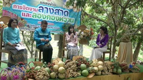 "ชาวสวนเมืองลับแล" พอใจในผลิตผลลางสาดและลองกองกว่าสี่หมื่นตัน เตรียมจัดงานผลไม้ครั้งใหญ่แห่งปี