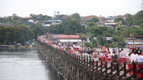 อำเภอสังขละบุรี เตรียมรับมือนักท่องเที่ยวหลังเริ่มเข้าสู่ช่วงไฮซีซั่น