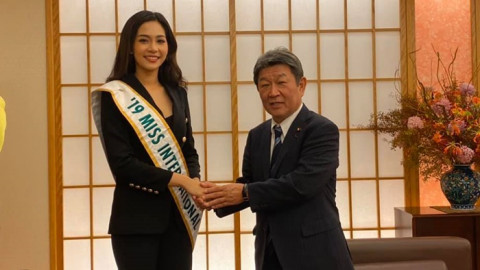 บิ๊นท์ สิรีธร ทำภารกิจแรก ที่ญี่ปุ่น ในฐานะ มิสอินเตอร์เนชั่นแนล 2019 