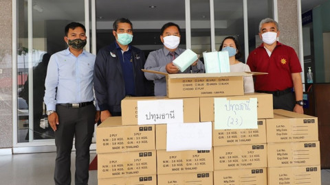 งานเร็ว! มหาดไทยส่งหน้ากากอนามัยล็อตแรก 23,000 ชิ้น ถึงปทุมฯแล้ว