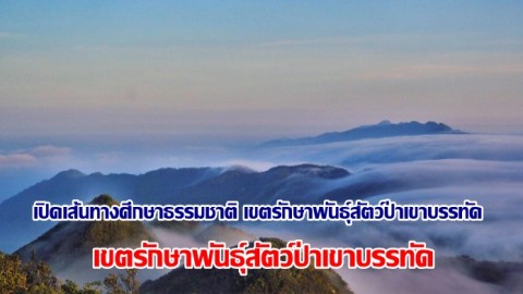 ประกาศเขตรักษาพันธุ์สัตว์ป่าเขาบรรทัด เรื่อง เปิดเส้นทางศึกษาธรรมชาติ ในเขตรักษาพันธุ์สัตว์ป่าเขาบรรทัด เป็นการชั่วคราว