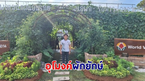 ม.เกษตร กำแพงแสน สร้างอุโมงค์ผักยักษ์ เตรียมรับภาวะโลกรวน